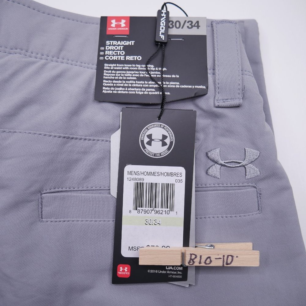 Under Armour Men's Match Play Stretch Golf Pants - Picture 7 of 8